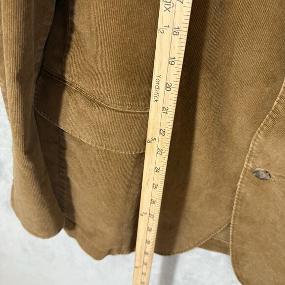Kroon Corduroy Blazer Sport Coat 2 Button Casual Jacket 45L Brown Acadamia - Picture 7 of 14